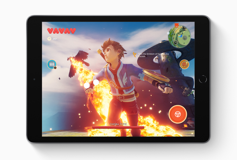 Yeni iPad’de Apple Arcade oyunları.