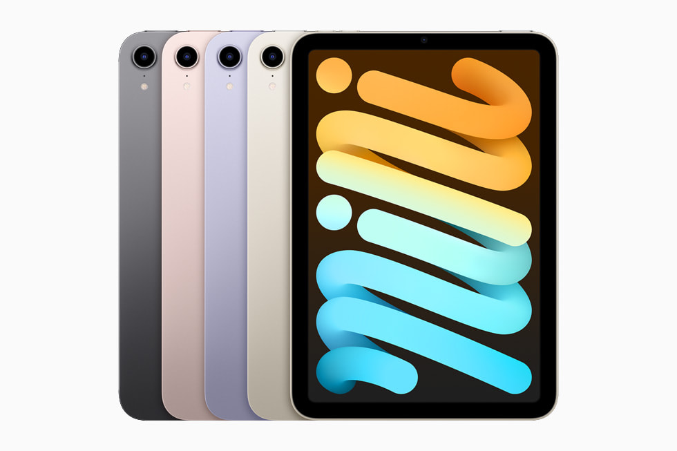 새로운 iPad mini 색상 라인업.
