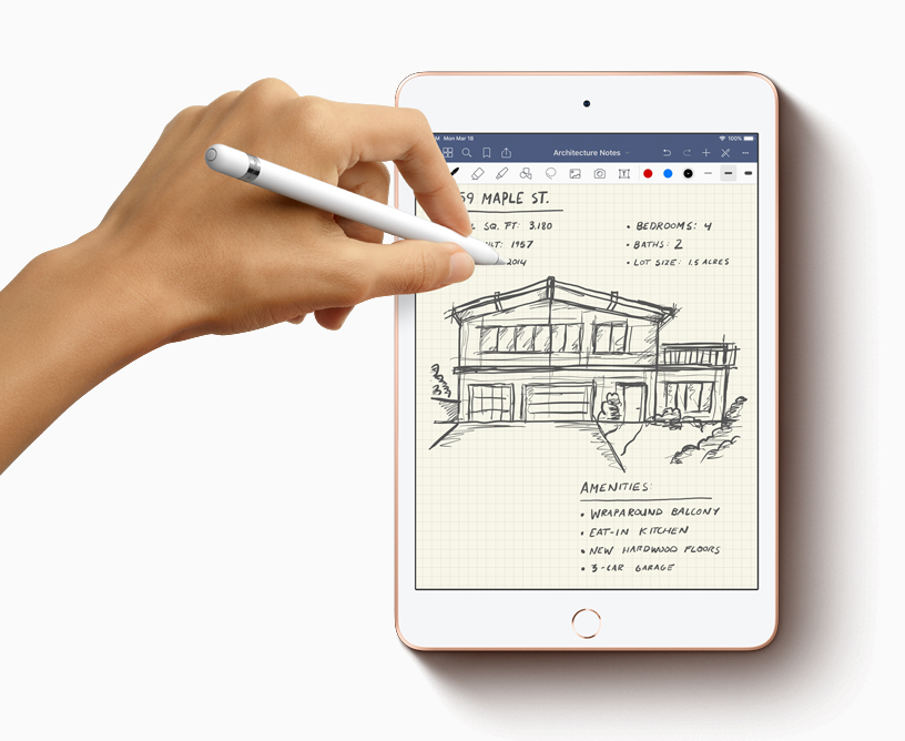 iPad miniとApple Pencilで建築のノートを取る。