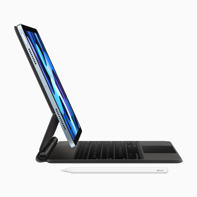 Yeşil iPad Air’in arka kamerası.