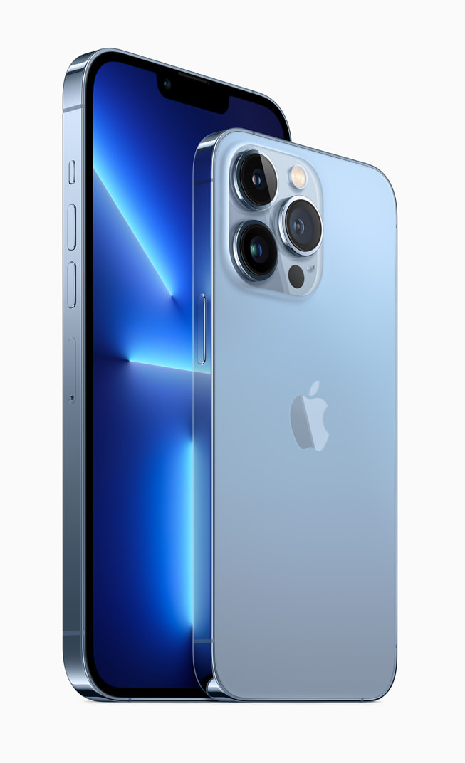 Sierra mavisi iPhone 13 Pro ve iPhone 13 Pro Max.