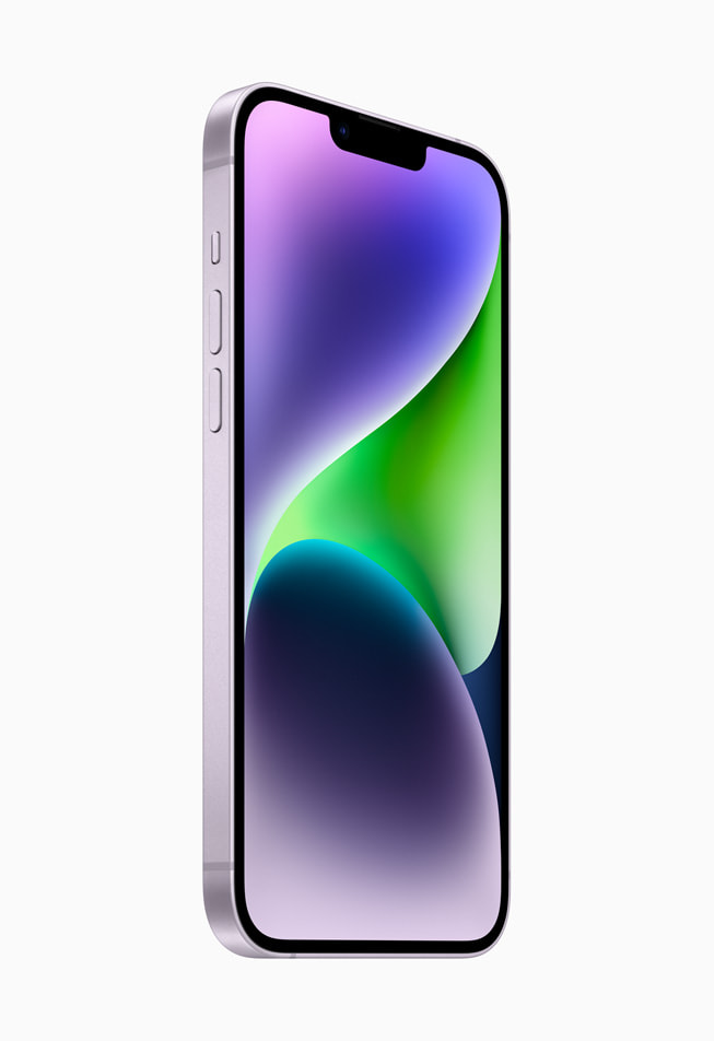 iPhone 14 Plus er vist i farven (PRODUCT)RED.