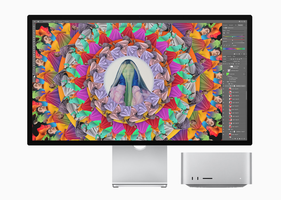 Mac StudioとStudio Display。