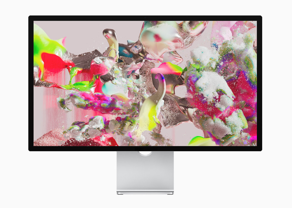 Studio Displayの27インチ5K Retinaスクリーン。
