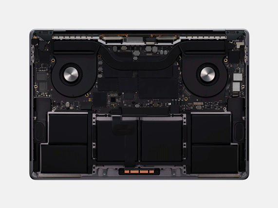 MacBook Pro 열관리 아키텍처.