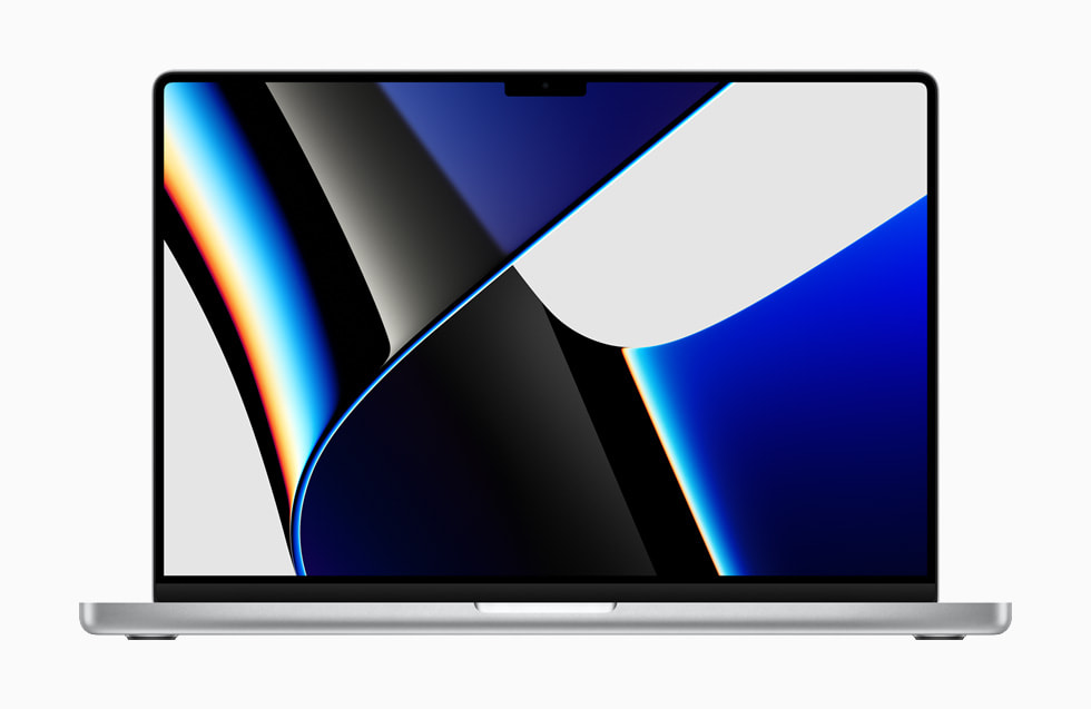 MacBook Pro’daki Liquid Retina XDR ekran gösteriliyor.