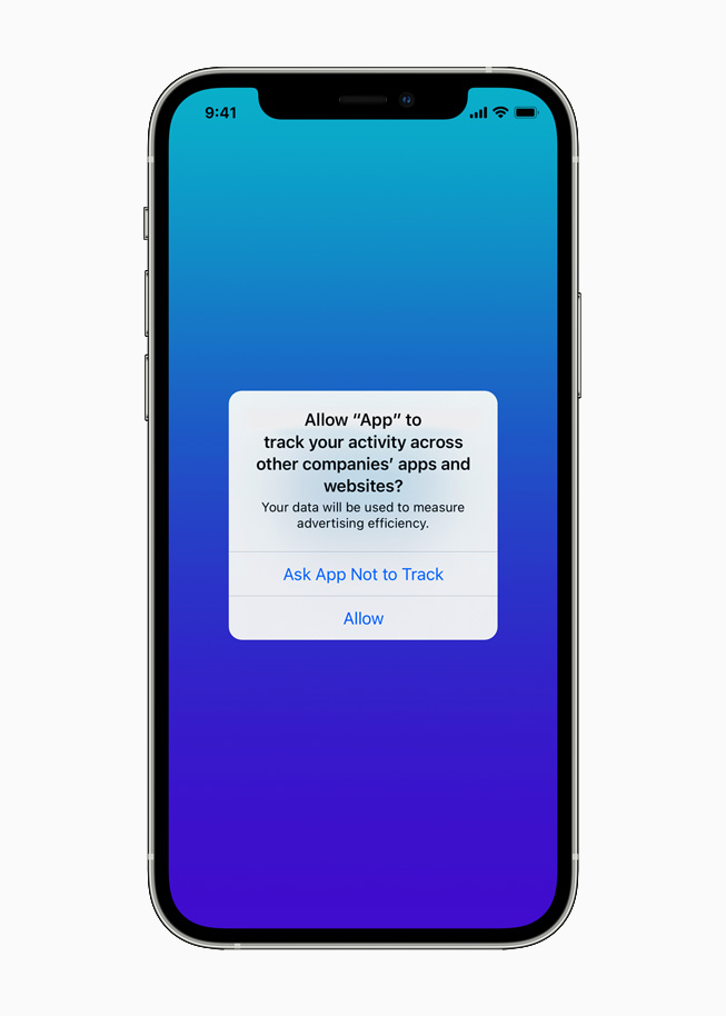 iPhone 12 Pro에서 보는 iOS 14.5의 앱 추적. 