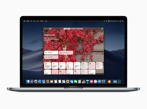 Yeni Apple Ev masaüstü araç takımının görüntüsü