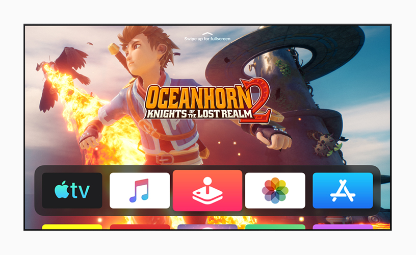 Etkileyici yeni tvOS 13’teki “Oceanhorn 2: Knights of the Lost Realm” oyunundan bir görüntü.
