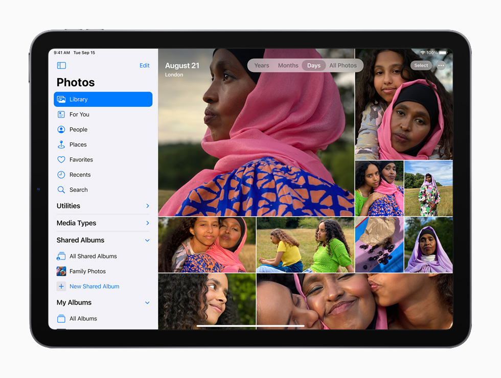 iPad’de iCloud Fotoğrafları. 