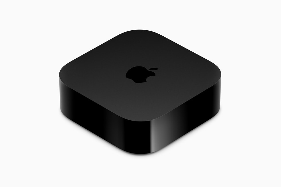 Yeni Apple TV 4K gösteriliyor.
