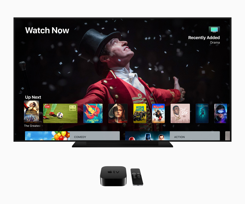 Apple TV’da Watch Now Uygulamasının Resmi