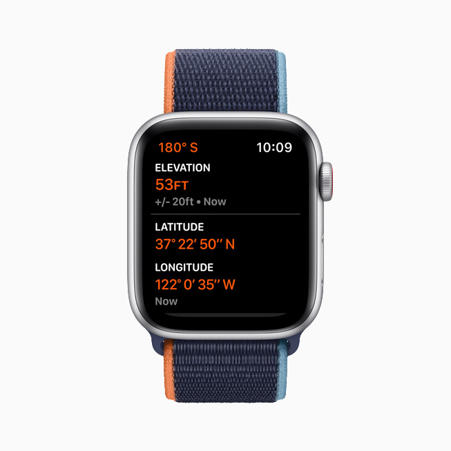Apple Watch SE ekranında hep açık altimetre.