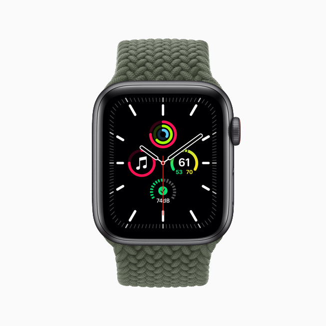 Apple Watch SE’nin Retina ekranı.