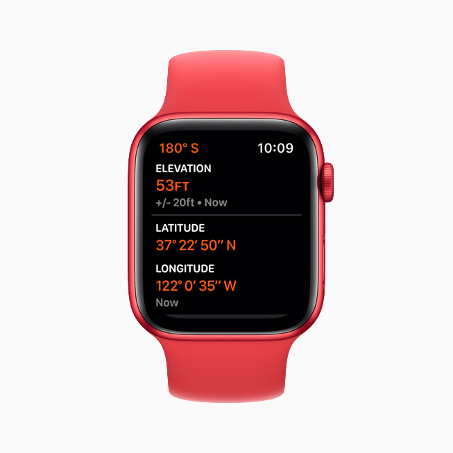 Apple Watch Series 6’da hep açık altimetre.