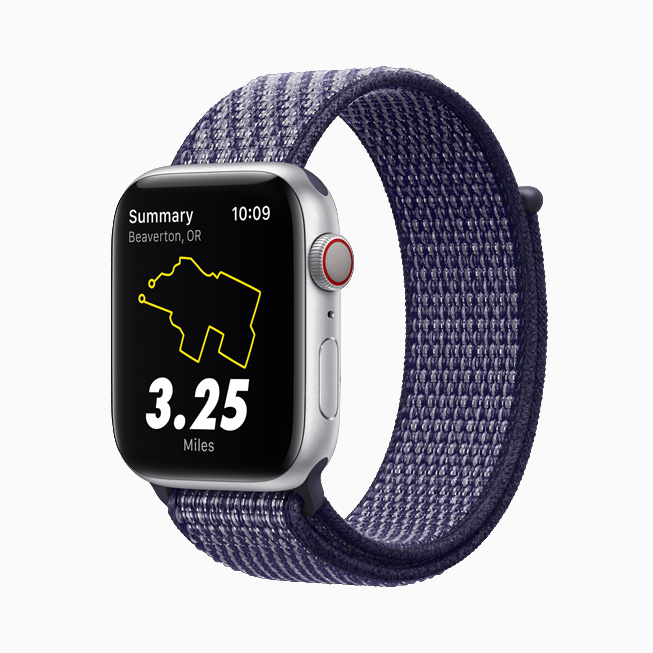 Lacivert Spor Kordonlu Apple Watch Nike.