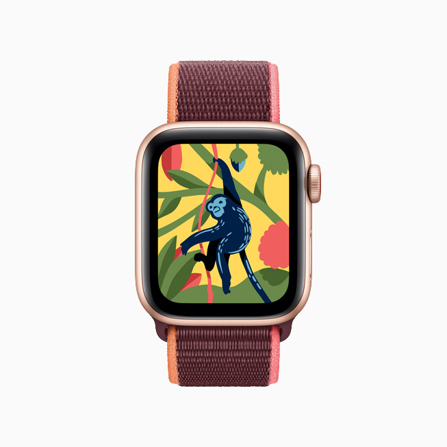 Apple Watch’ta Coloring Watch çocuk uygulaması. 