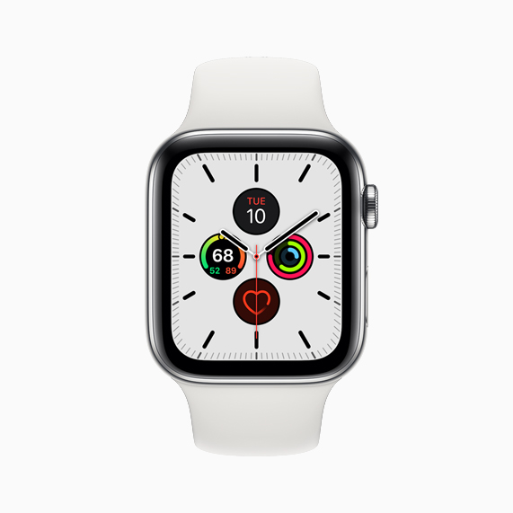 Apple Watch Series 5’te yeni Meridian kadranı.