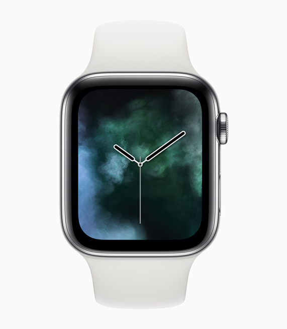 Yeni Buhar öğeli saat kadranıyla Apple Watch Series 4. 