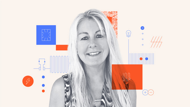 Et illustreret portræt af Laurie Ann Sibani, grundlægger af L2S Engineering, LLC.