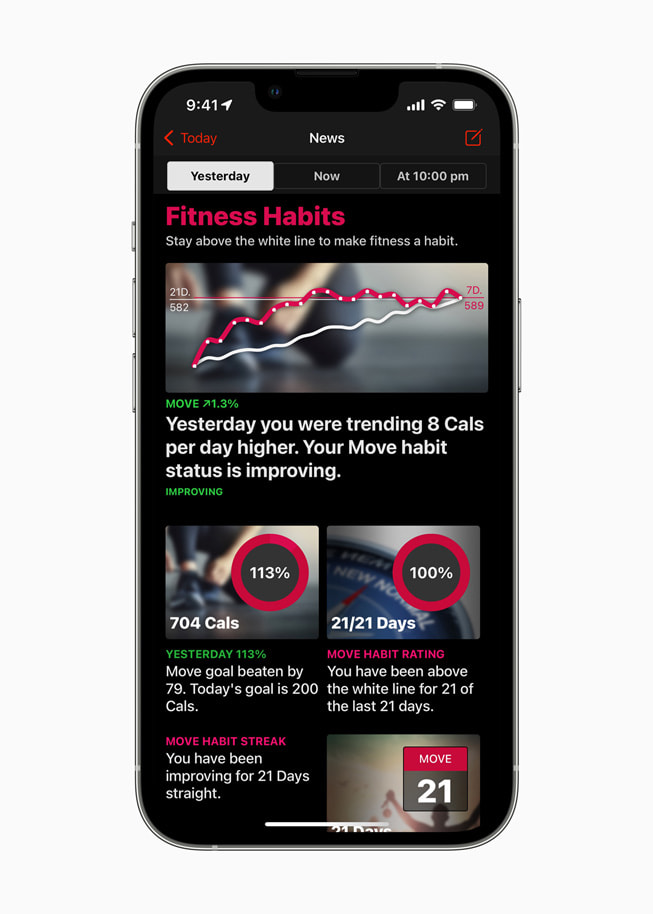 iPhone’da HeartWatch uygulaması gösteriliyor.
