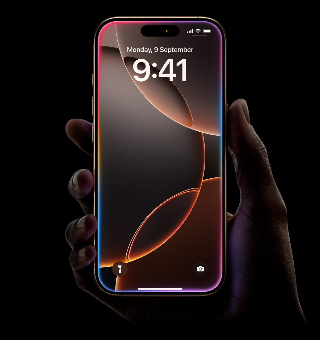 Animation demonstrating Apple Intelligence functionality on iPhone 16 Pro