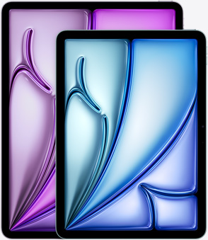 iPad Air รุ่น 11 นิ้ว และ 13 นิ้ว แสดงความแตกต่างของขนาด
