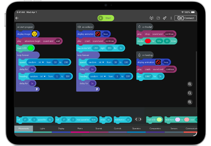 Sphero Edu 앱