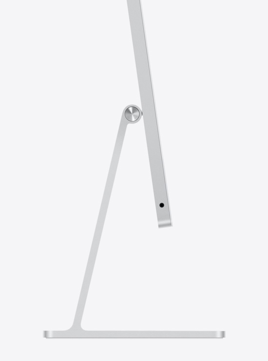 銀色 iMac 的側面