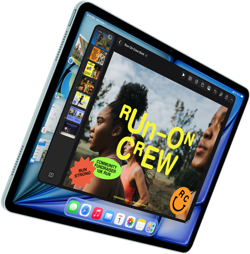藍色 iPad Air