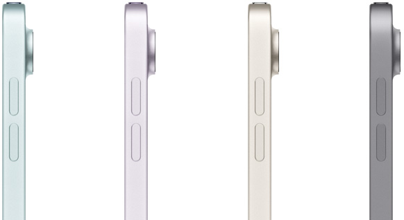 iPad Air ใน 4 สีที่แตกต่างกัน