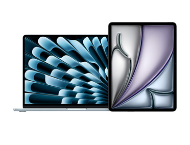Una MacBook Pro y un iPad, uno al lado del otro