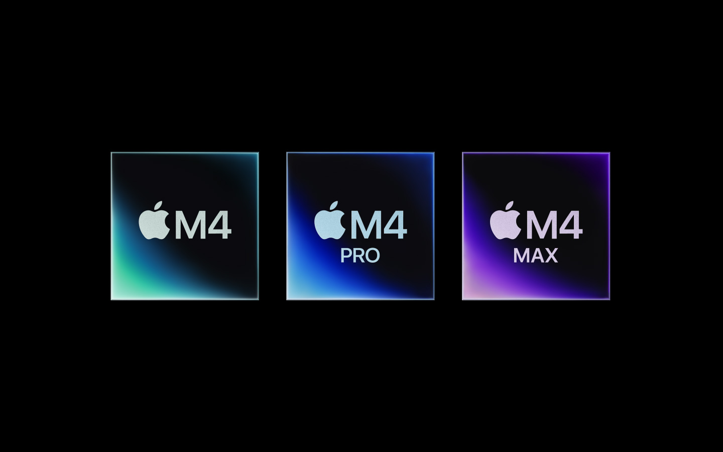 M4、M4 Pro、M4 Maxのチップ