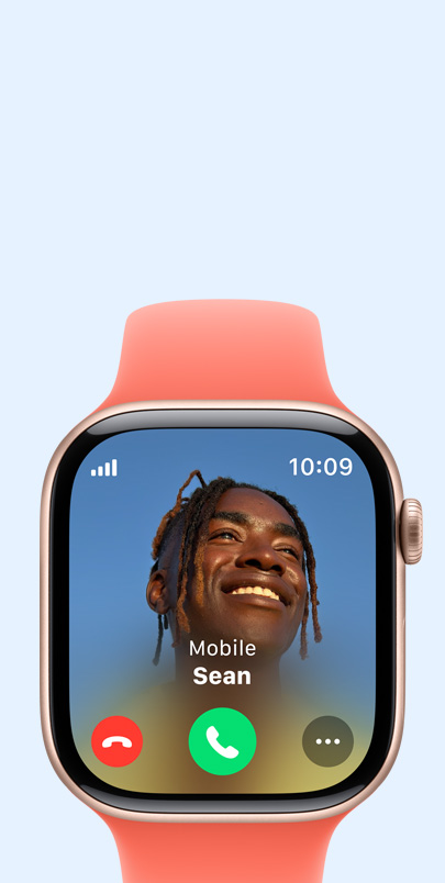 „Apple Watch Series 10“ ir įeinantis skambutis.